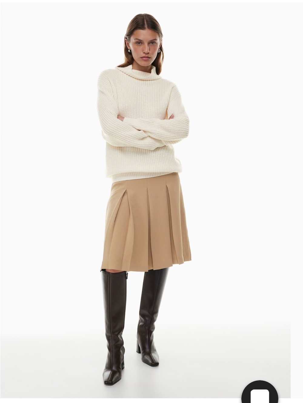 NWT Wilfred Montpellier Sweater in Light Birch sL